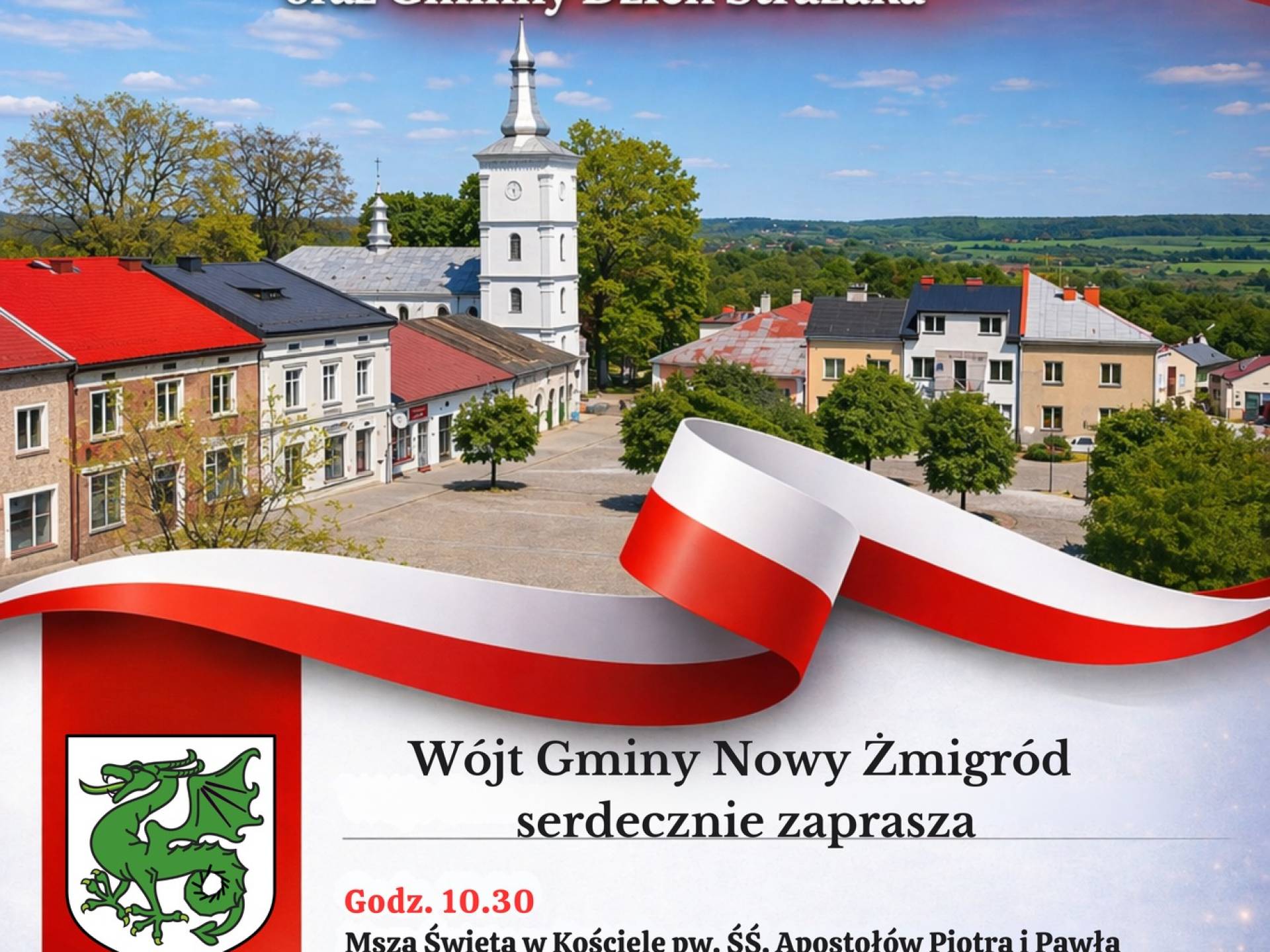 Zapraszamy na obchody 3 Maja w Nowym Żmigrodzie! 
